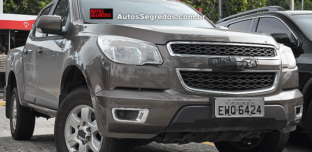 Flagra da nova Chevrolet S10