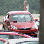 Flagra do novo Fiat Siena derivado do Projeto 326 3V sem disfarce
