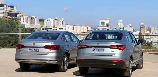 Fiat Cronos Precision 1.8 AT x Volkswagen Virtus Highline 1.0 AT TSI