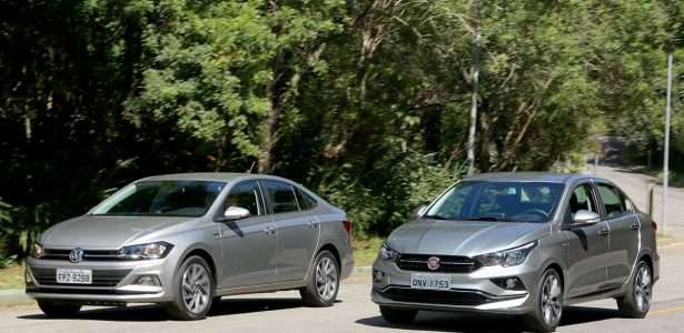 Fiat Cronos Precision 1.8 AT x Volkswagen Virtus Highline 1.0 AT TSI