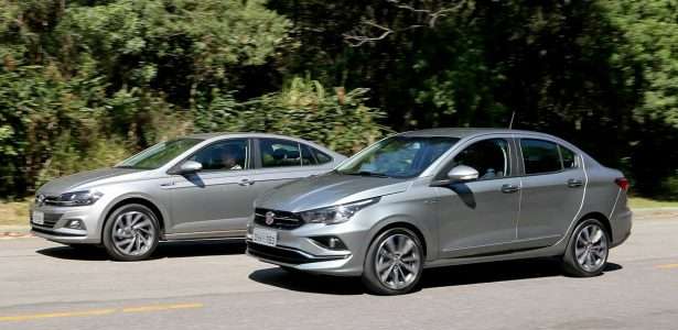 Fiat Cronos Precision 1.8 AT x Volkswagen Virtus Highline 1.0 AT TSI