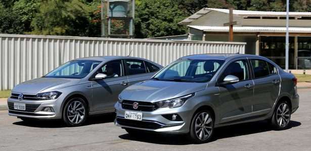 Fiat Cronos Precision 1.8 AT x Volkswagen Virtus Highline 1.0 AT TSI