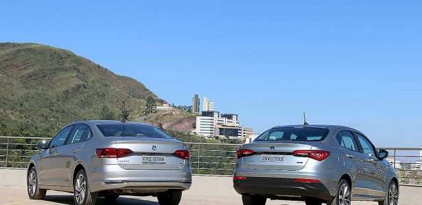 Fiat Cronos Precision 1.8 AT x Volkswagen Virtus Highline 1.0 AT TSI