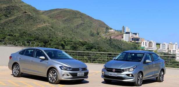 Fiat Cronos Precision 1.8 AT x Volkswagen Virtus Highline 1.0 AT TSI