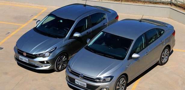 Fiat Cronos Precision 1.8 AT x Volkswagen Virtus Highline 1.0 AT TSI