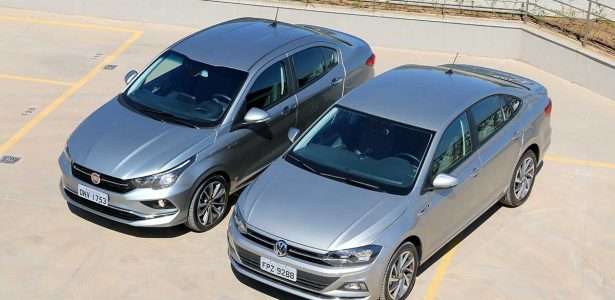 Fiat Cronos Precision 1.8 AT x Volkswagen Virtus Highline 1.0 AT TSI