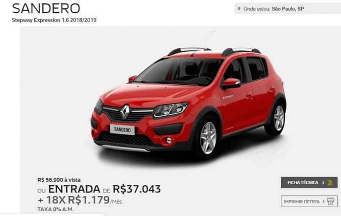Sandero Stepway 2019