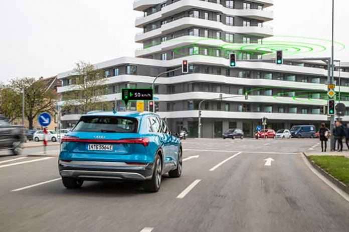 Onda verde Audi