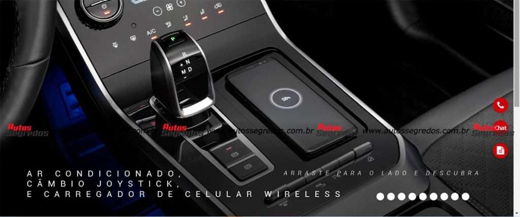 Console central Tiggo 8