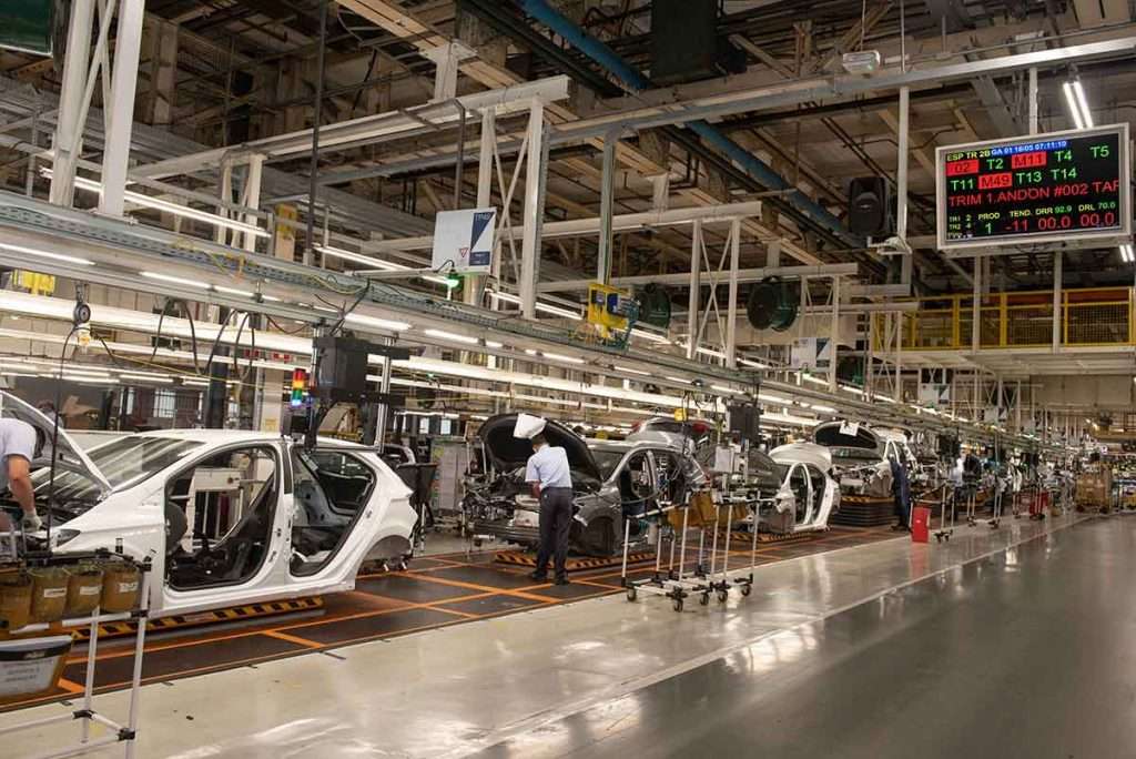 Linha de produção Chevrolet