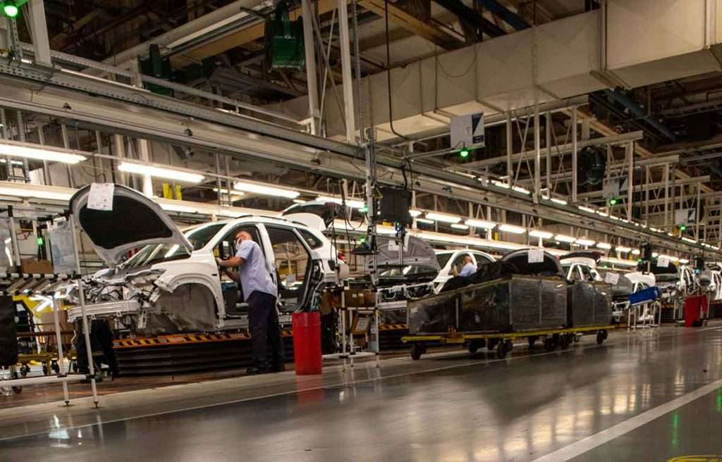 Linha de produção Chevrolet