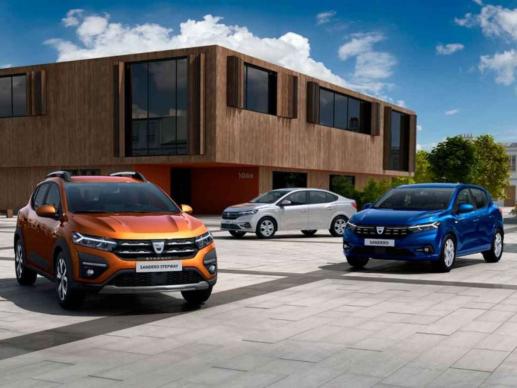 Sandero Stepway, Logan e Sandero 2021