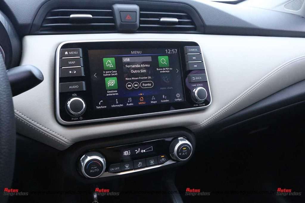 Multimídia Nissan Versa 2021