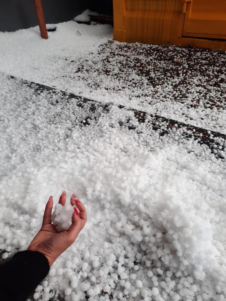 carro chuva de granizo