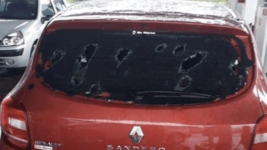 carro chuva de granizo