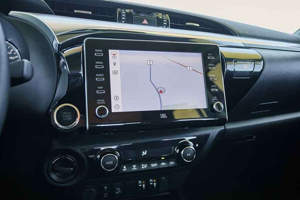 Central multimídia Hilux 2021