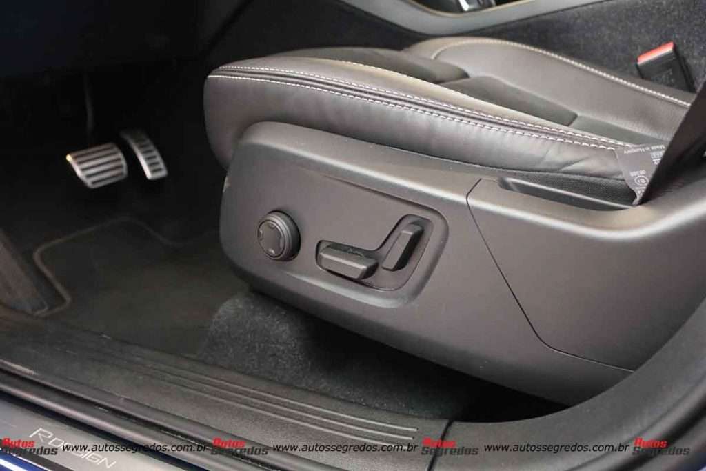 Ajustes dos bancos elétricos XC40