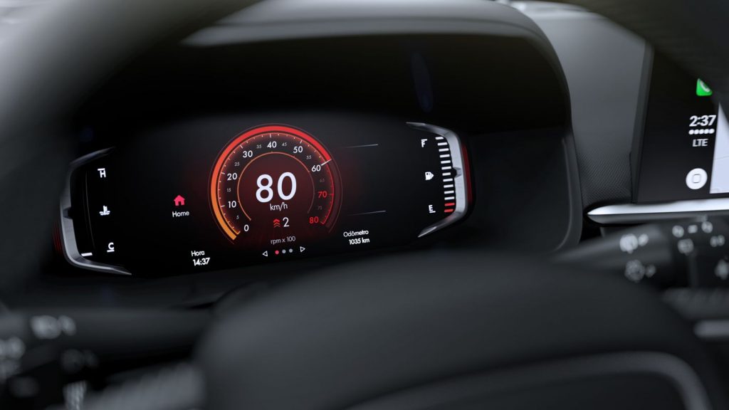 Interior do Fiat Pulse