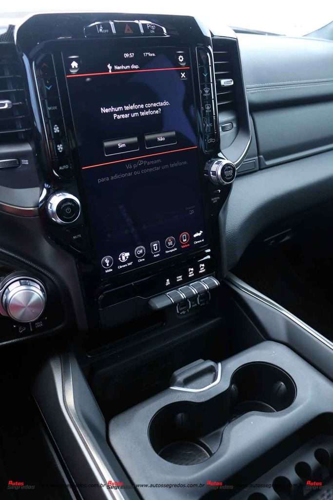 multimídia Ram 1500 Rebel