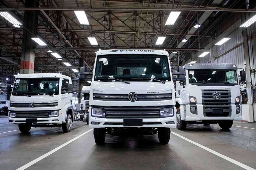 Linha de montagem VW e-Delivery