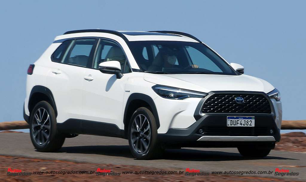 Corolla Cross teve bom desempenho entre os carros eletrificados