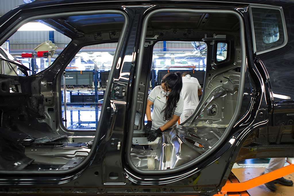 Linha de produção Jeep Renegade