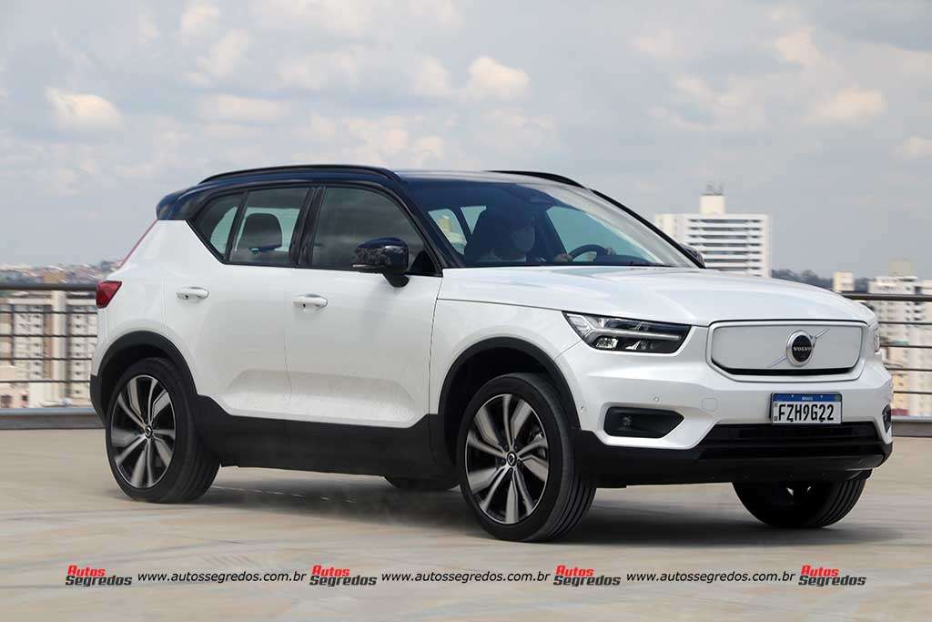 Volvo XC40 Recharge Pure Electric foi o carro elétrico mais vendido em dezembro de 2021 Foto | Marlos Ney Vidal/Autos Segredos
