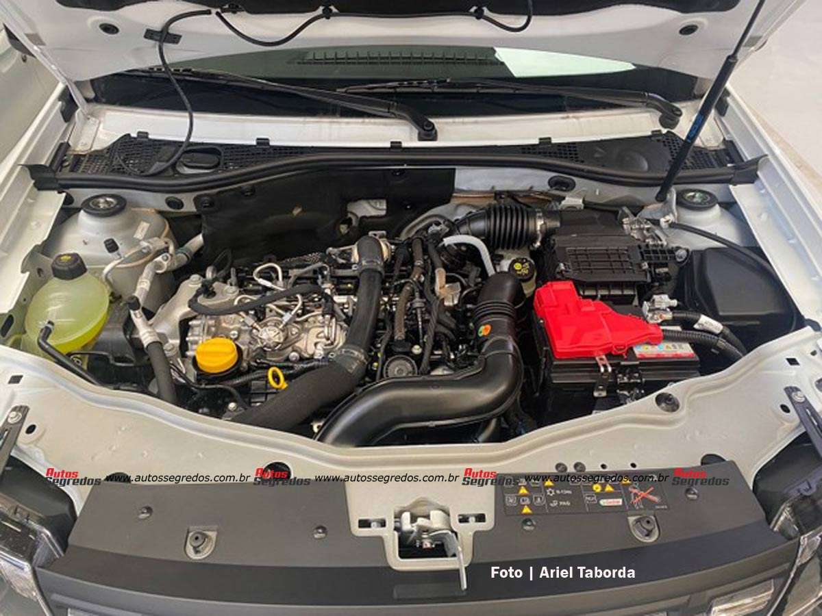 motor da Renault Oroch Outsider 2023