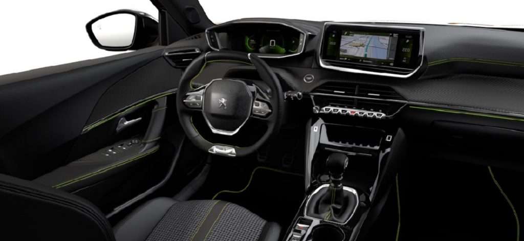 painel do Peugeot e-2008 GT