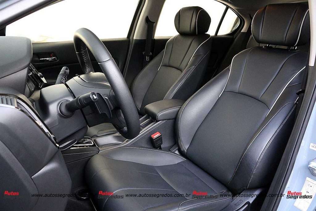 Bancos dianteiros do Honda City Hatch 1.5 Touring 2022