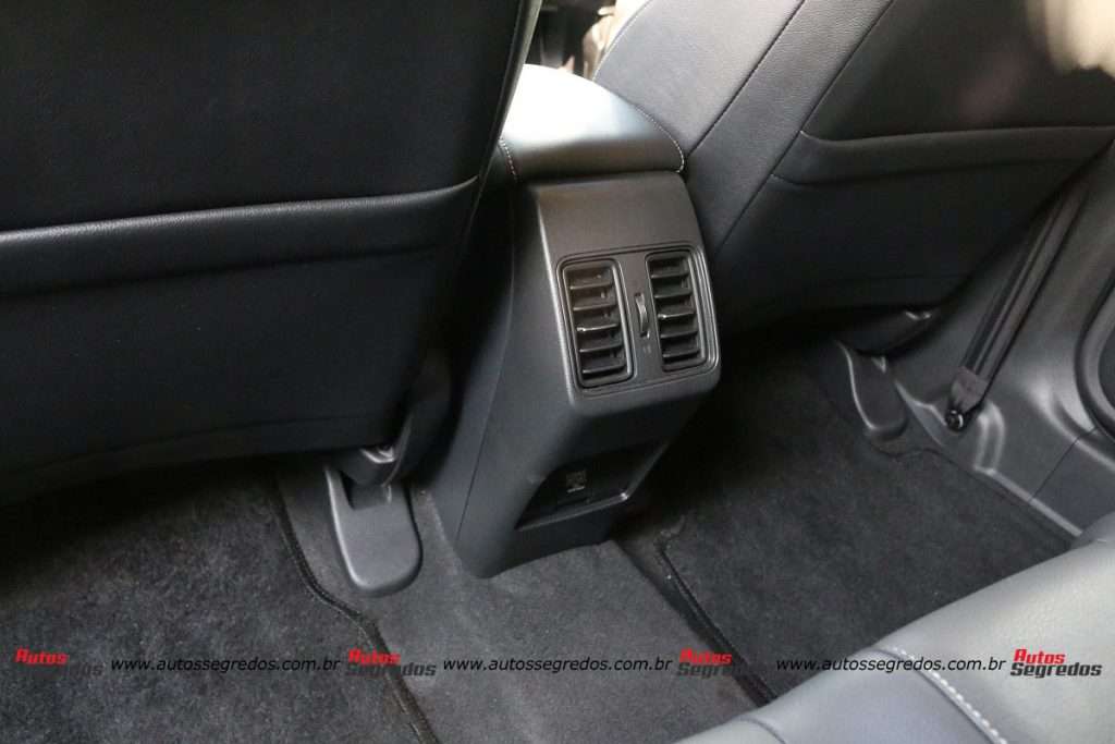 saída de ar traseira do novo Honda City Hatch Touring 2022