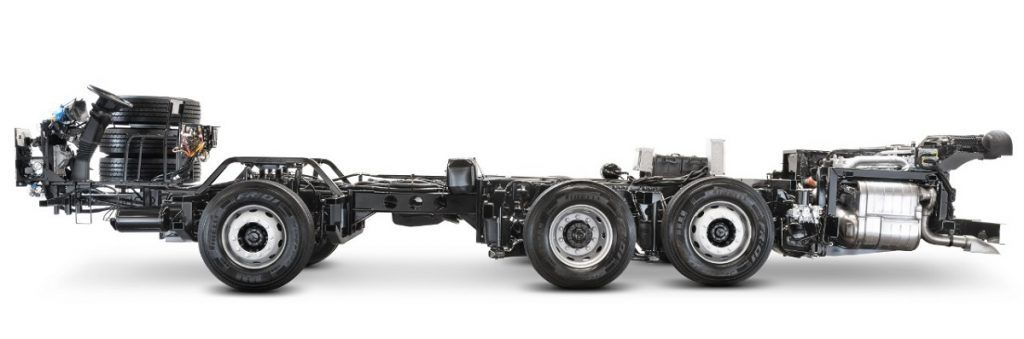 chassi rodoviário da Mercedes-Benz O 500