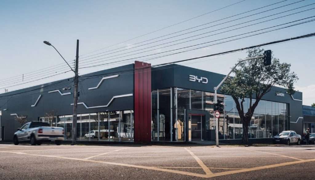 Concessionária BYD Servopa em Curitiba