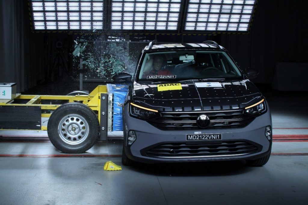VW Nivus em teste de batida lateral no Latin NCAP