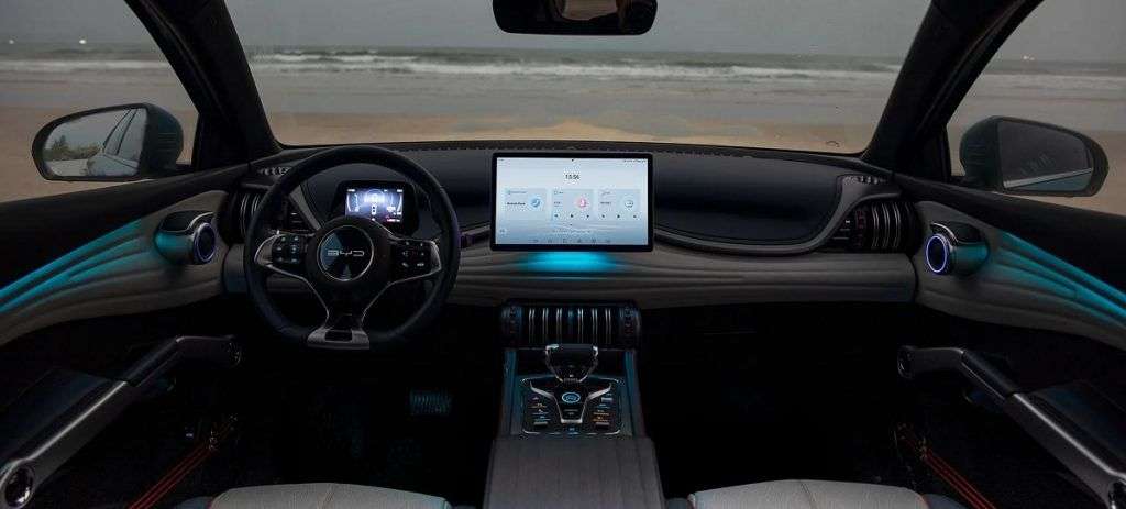 painel do BYD Yuan Plus