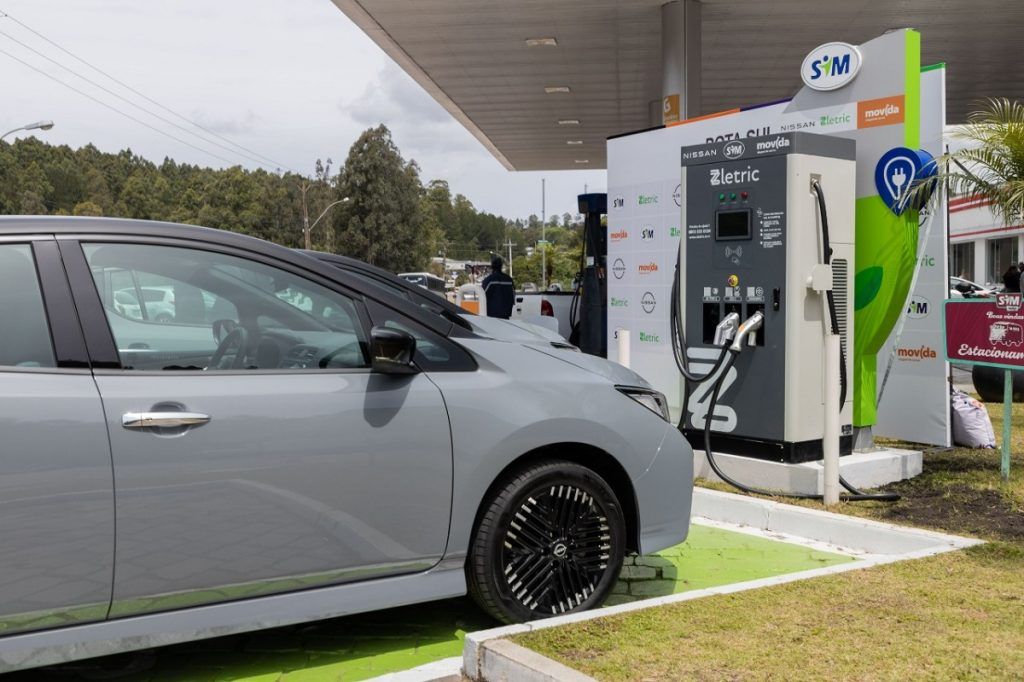 Projeto é fruto de uma parceria da Zletric, Nissan, Movida e Rede SIM que criaram dez pontos de com carregadores rápidos e semirrápidos
