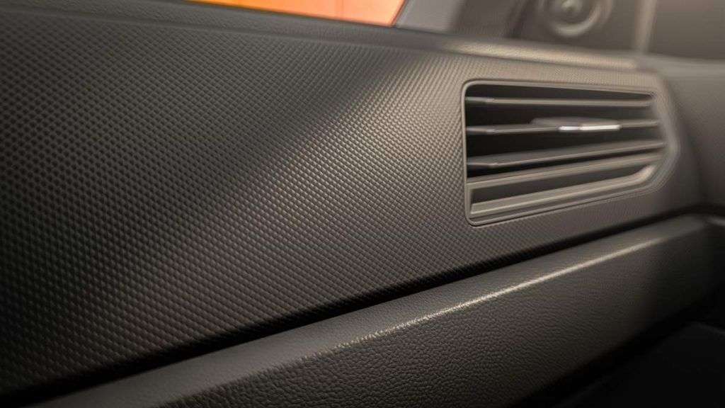 Detalhe do painel do Polo Track