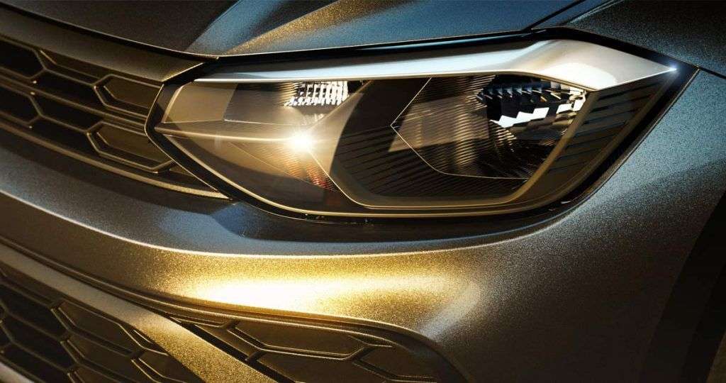 farol do VW Polo Track 2023