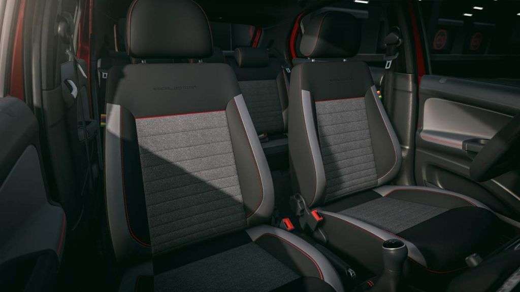 bancos dianteiros do Volkswagen Gol Last Edition