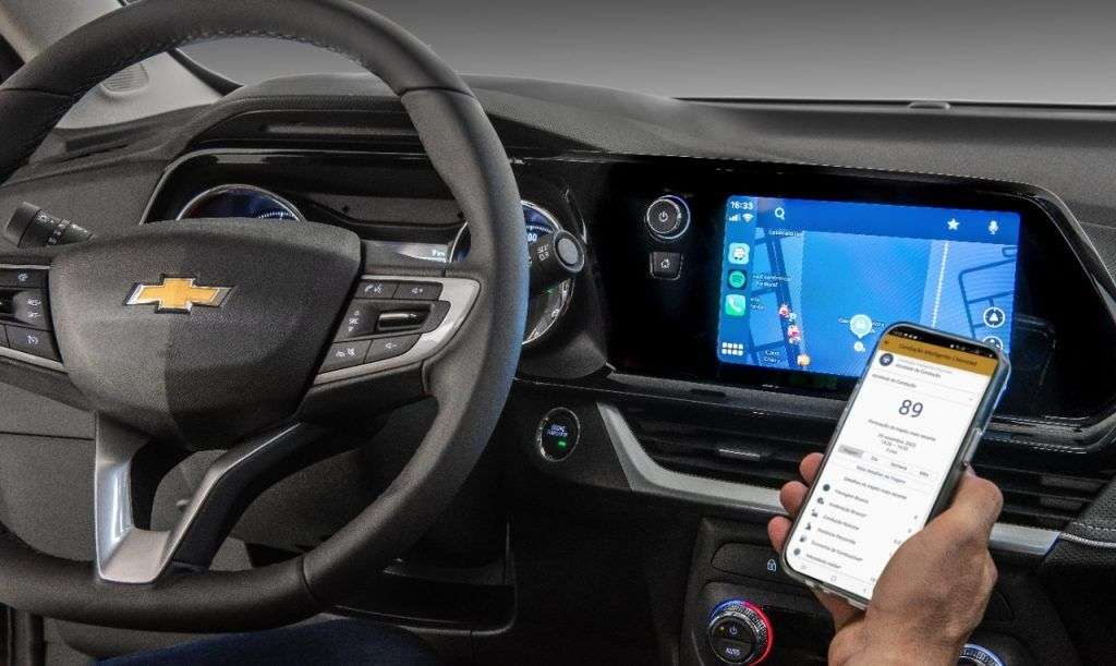 painel da Nova Chevrolet Montana 2023