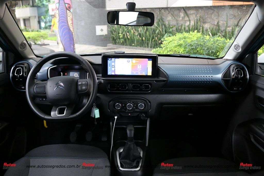 painel do novo Citroën C3 1.0 Feel 2023