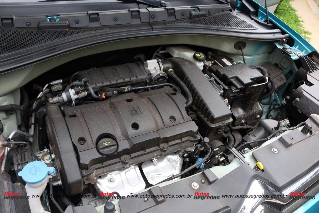 Motor 1.6 do modelo testado