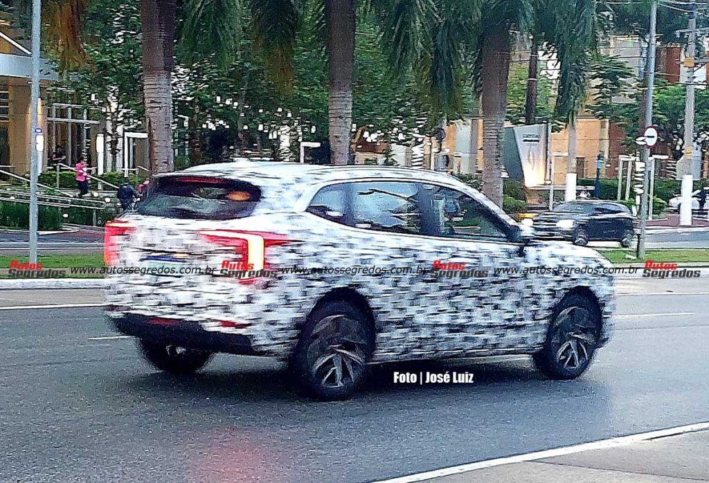 Flagra protótipo do Haval Jolion próximo lançamento da GWM no Brasil