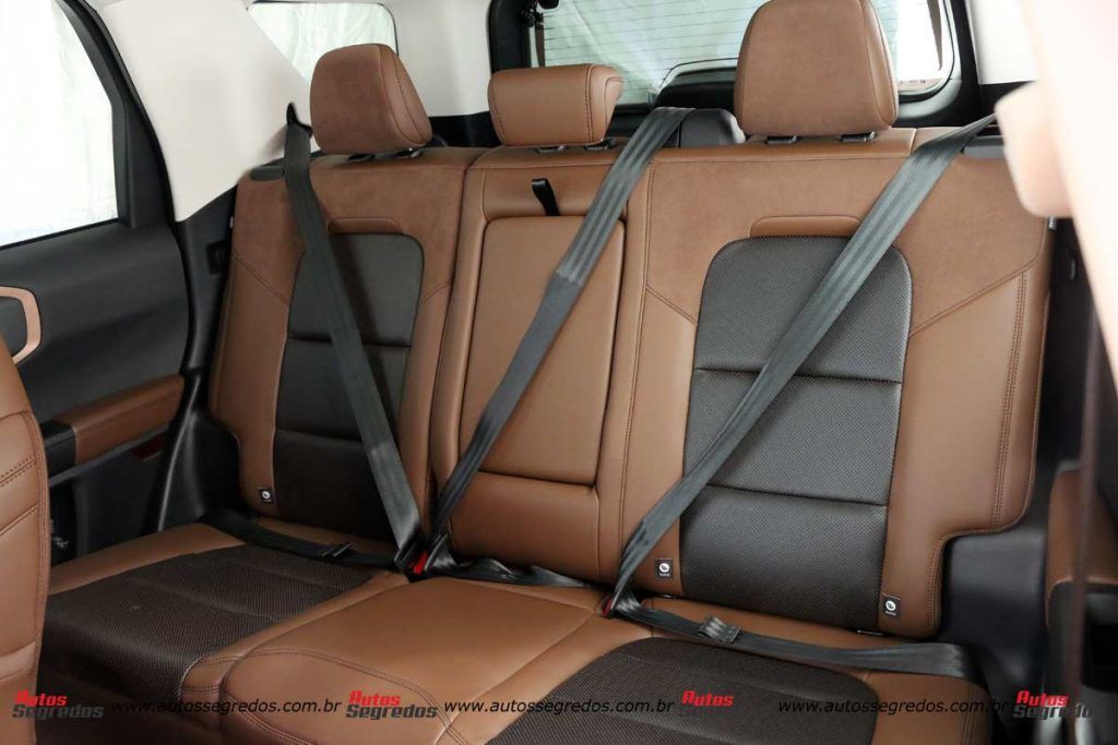 banco traseiro do Ford Bronco Sport