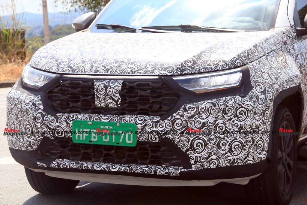 Flagra de protótipo da nova Fiat Strada Ultra 2024
