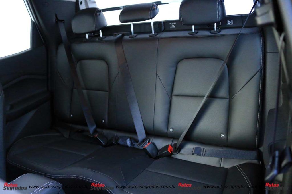 banco traseiro da Nova Chevrolet Montana Premier 1.2. AT6