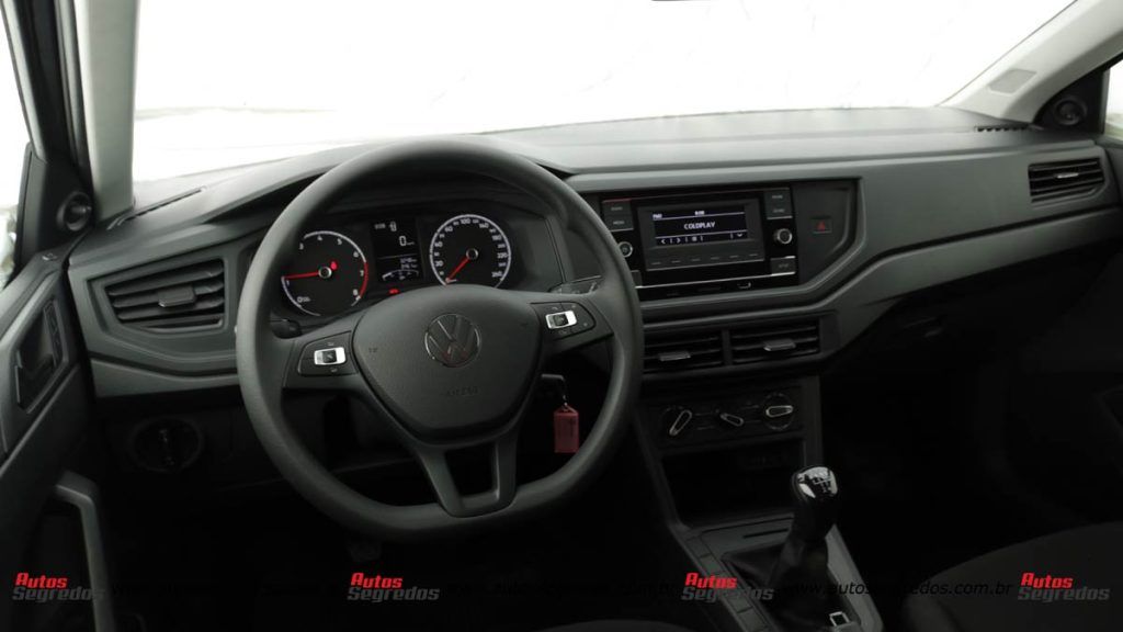 painel do Volkswagen Polo Track 2023