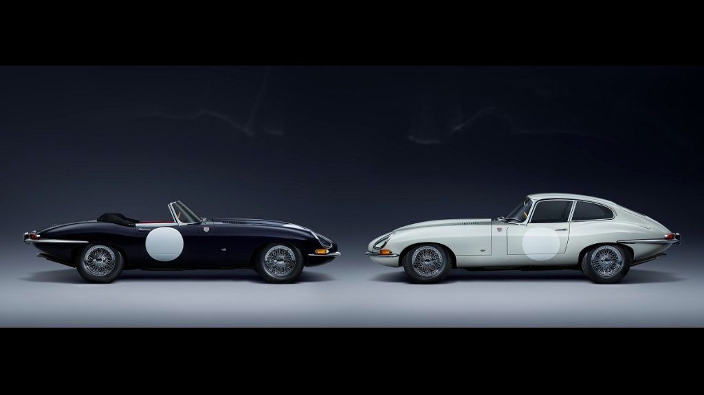 A Jaguar Classic apresenta a coleção E-Type ZP composta por sete pares de cupês inspirados nos modelos de competição com números de registros de ECD 400 e BUY 1 pilotados por Graham Hill e Roy Salvadori, respectivamente, na década de 1960. 
