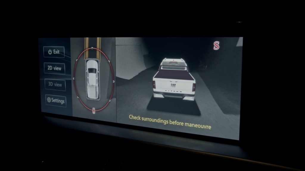 Câmera 360° Fiat Titano