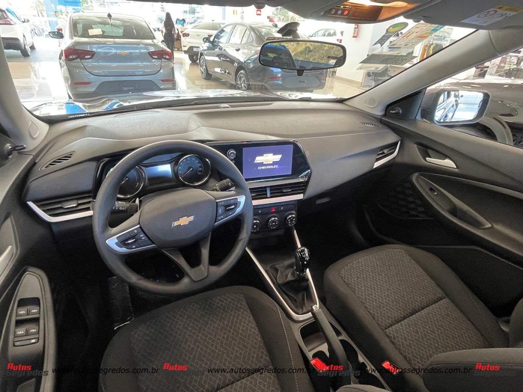 painel da Chevrolet Montana 1.2 Turbo